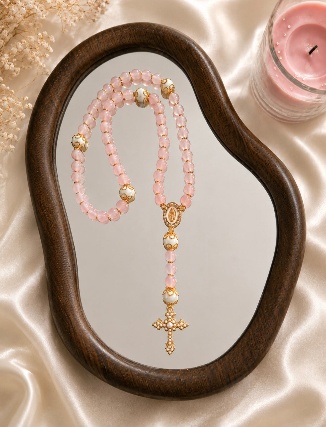 Chapelet rose